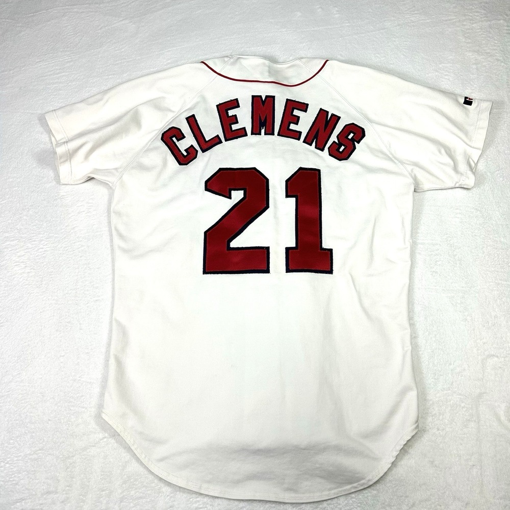 Roger Clemens Red Sox 1993 Russell Diamond Collection Jersey VTG 44 Made in USA